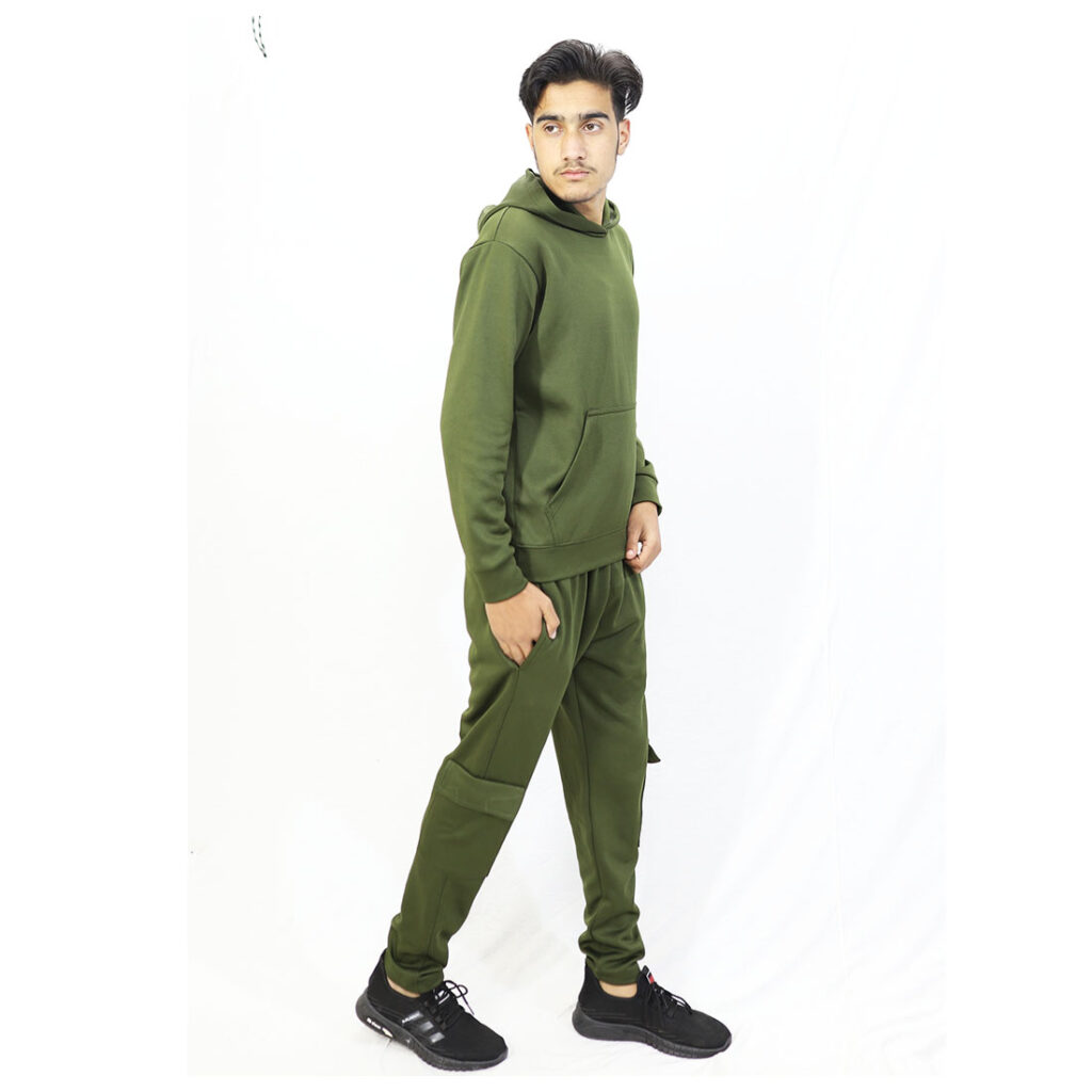 2 Fleece tracksuits for winter - hoodie with 4 pocket trousers