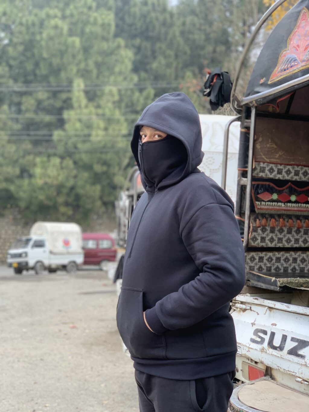 Balaclava hoodie Premium fleece hoodies - balaclava hoodie in pakistan