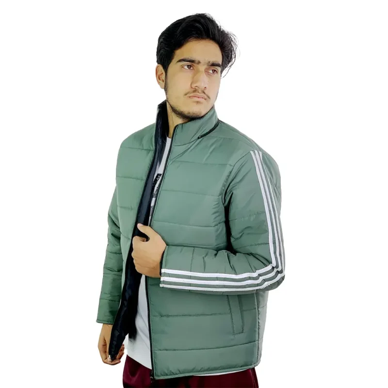 Oversize t shirt Puffer jacket with side & inner pockets