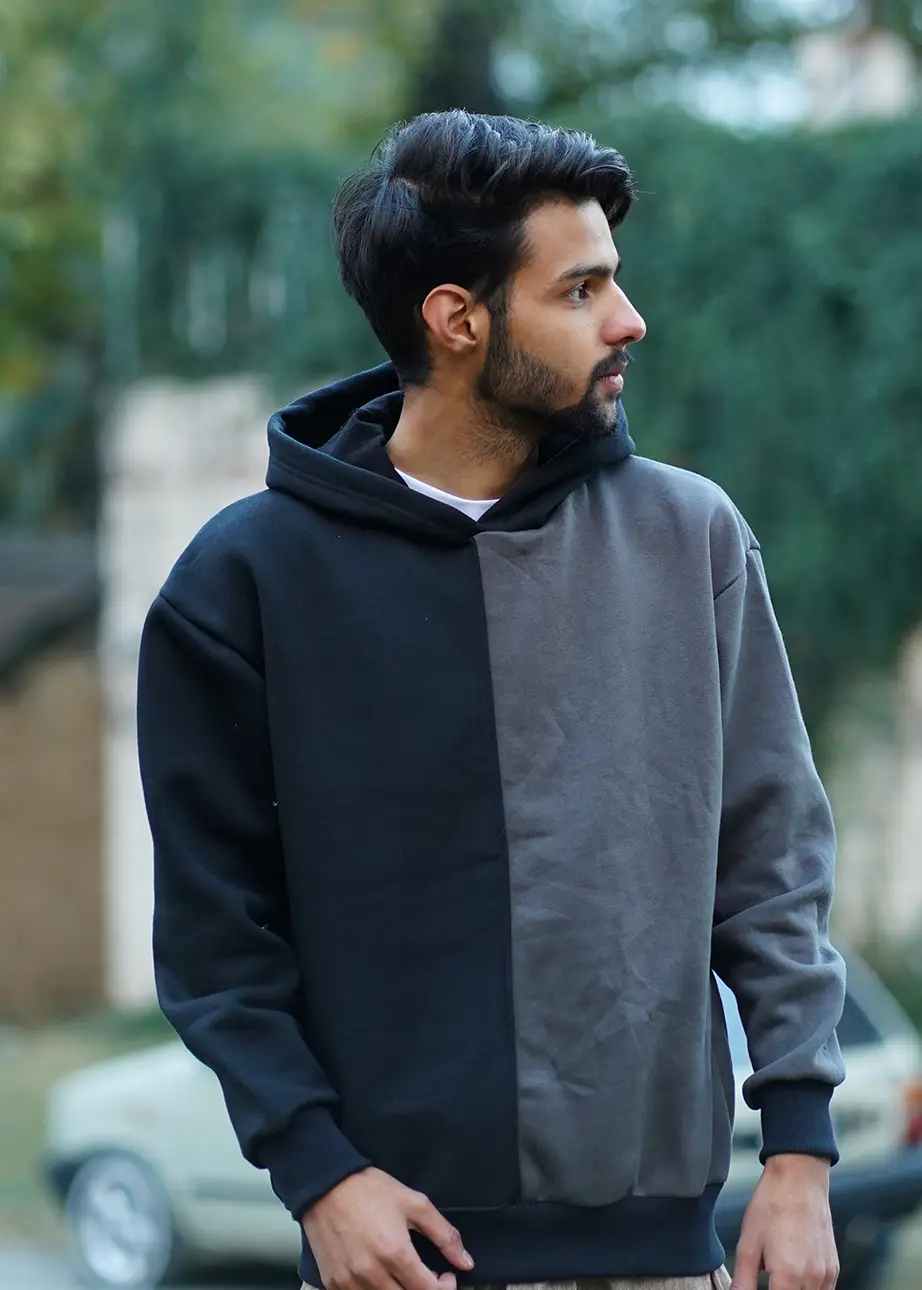 Streetwear hoodie designs Fleece hoodie with unique panel designs -premium hoodies collection