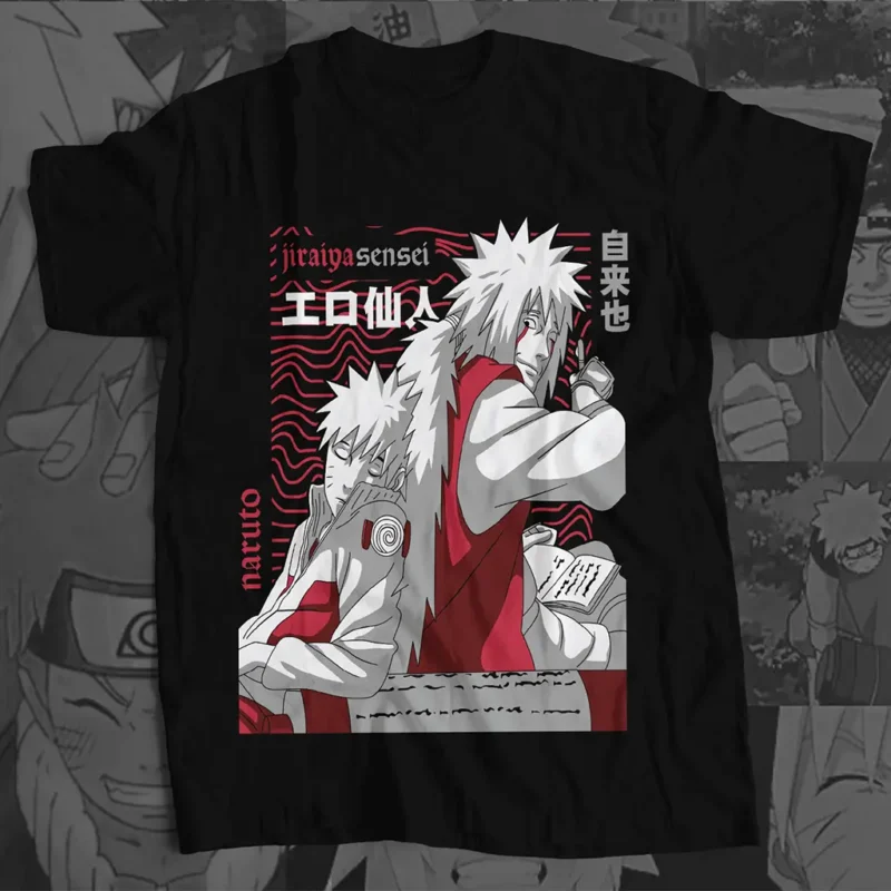 oversize drop shoulder t shirt Naruto Graphic Tees