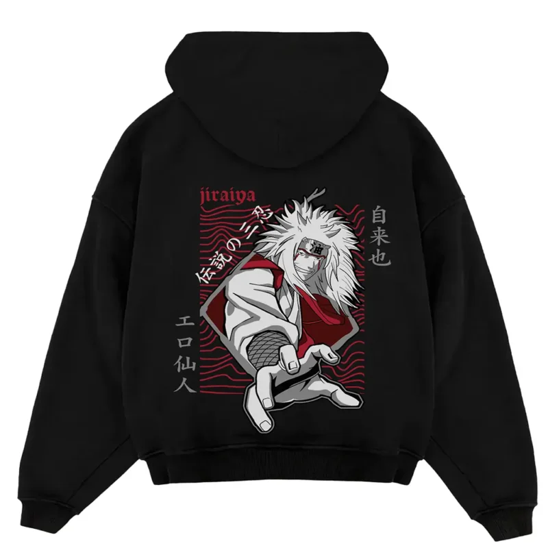 Jiraiya Anime Hoodies Unisex Naruto Graphic Hoodies - Perfect for All Fans