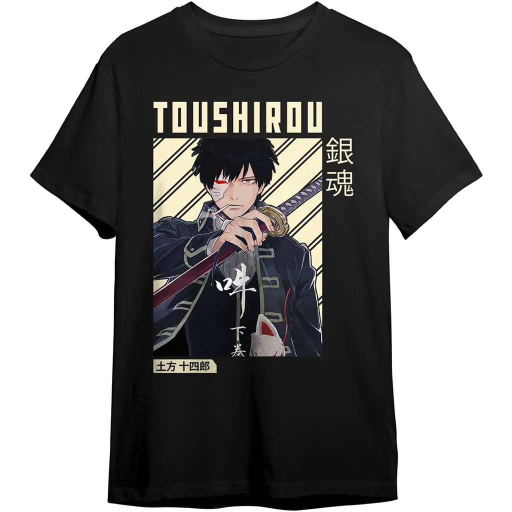 Drop shoulder t shirt Gintama graphic t-shirt - premium cotton