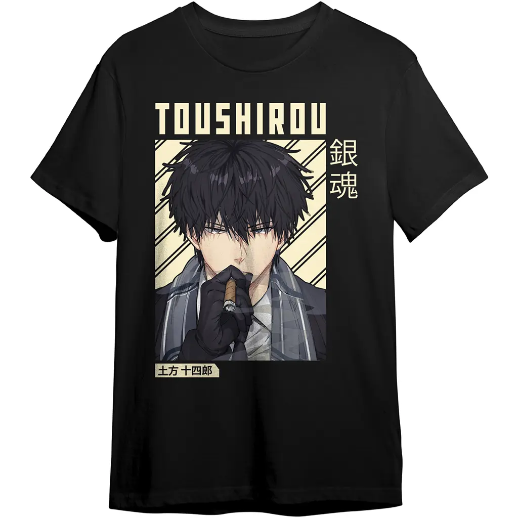 Oversize drop shoulder t shirt Gintama graphic t-shirt - premium cotton soft blend