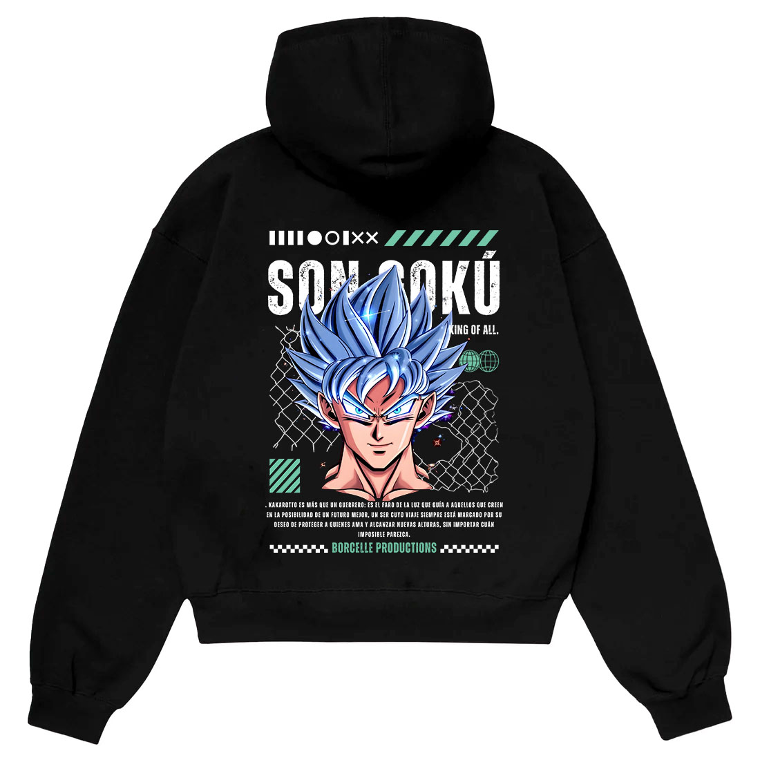 Dragon ball son goku hoodie pakistan – hz designs anime oversize hoodie