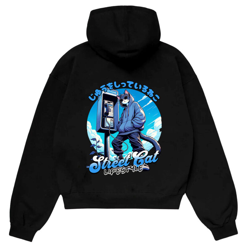 street-cat-lifestyle-hoodie-pakistan Hz Designs Street Cat Lifestyle Hoodie Pakistan – Oversize Urban Streetwear in 380 GSM Fleece