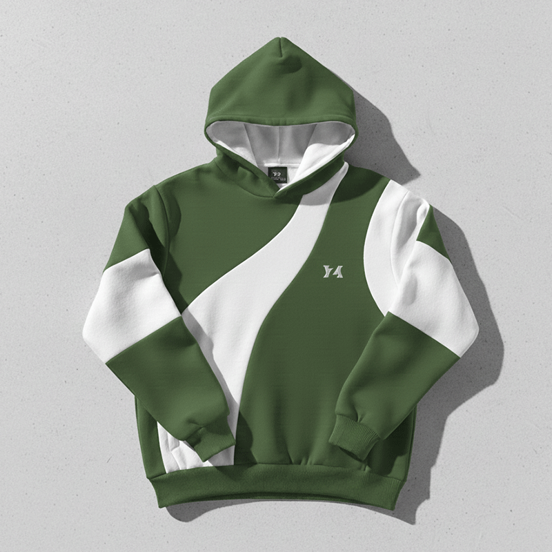 Green-panda-hoodie Panda hoodie oversized