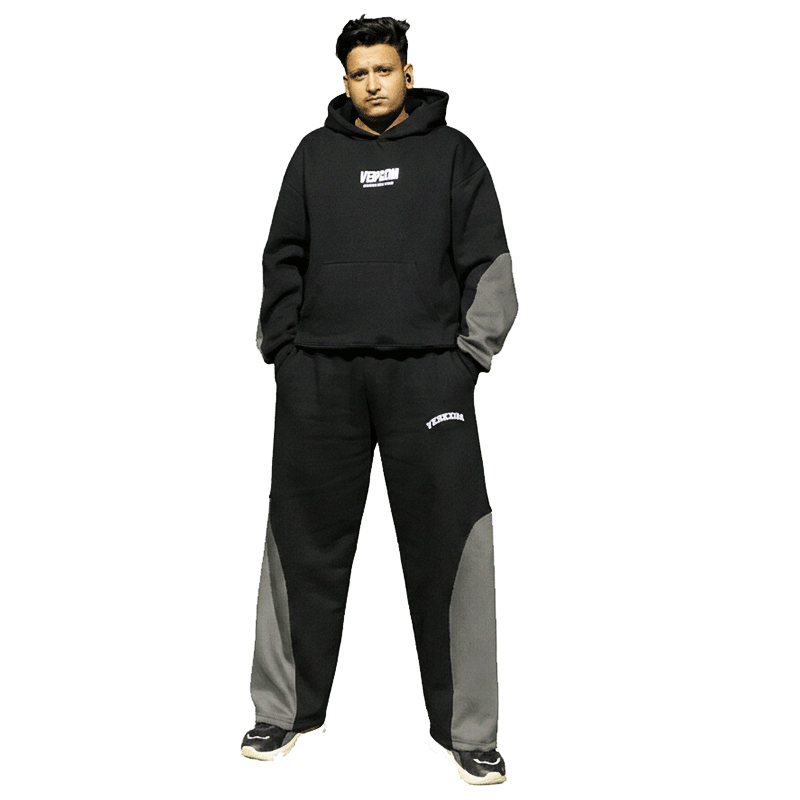 Website166 Hz design x vedcom black & grey pannel tracksuit